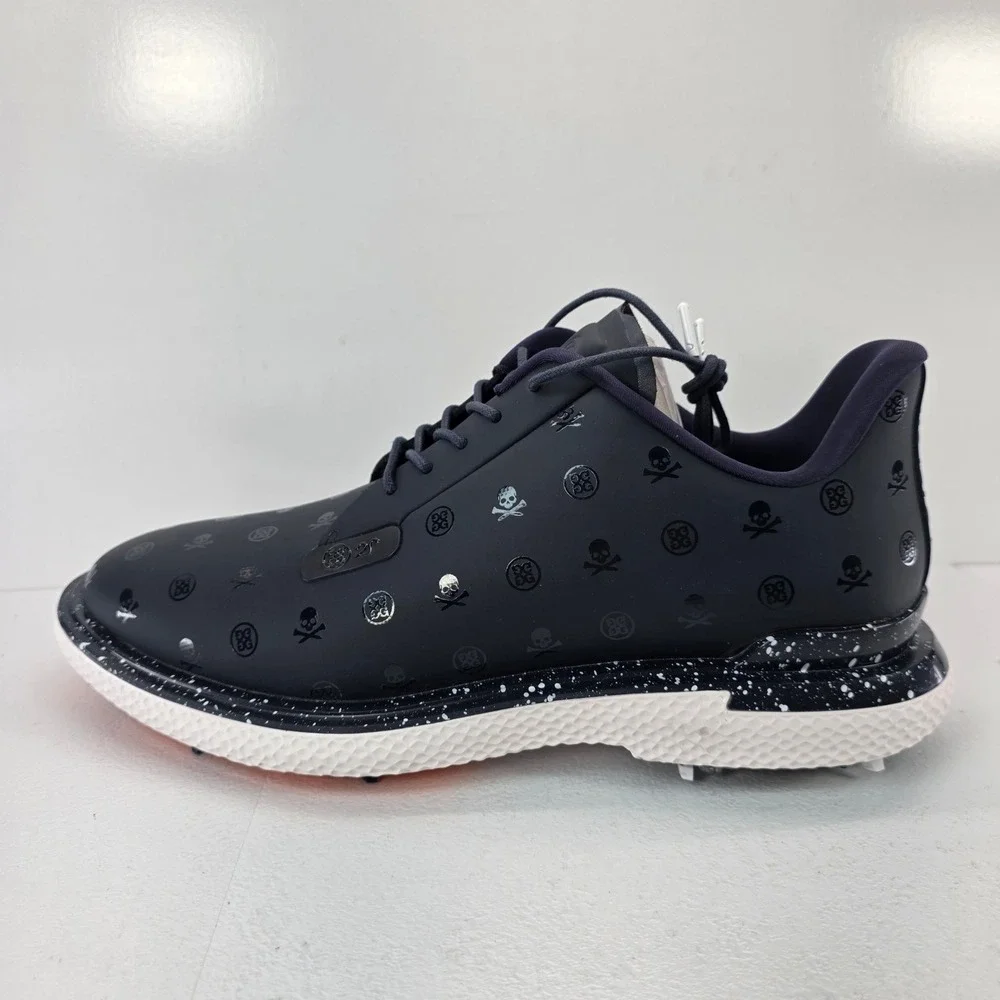 G/FORE Gallivan2R G/Lock Stippled Skull Tees Golf Shoes Mens 8 Twilight Blue NEW
